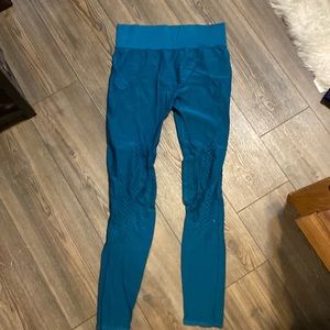 Fabletics leggings size small teal leggings breathable leggings